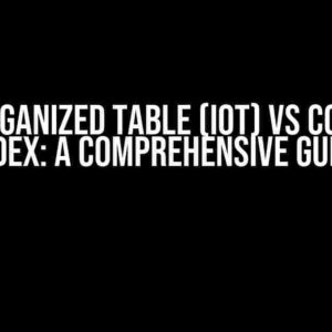 Index Organized Table (IOT) vs Composite Index: A Comprehensive Guide