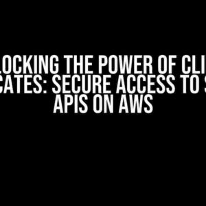 Unlocking the Power of Client Certificates: Secure Access to Specific APIs on AWS